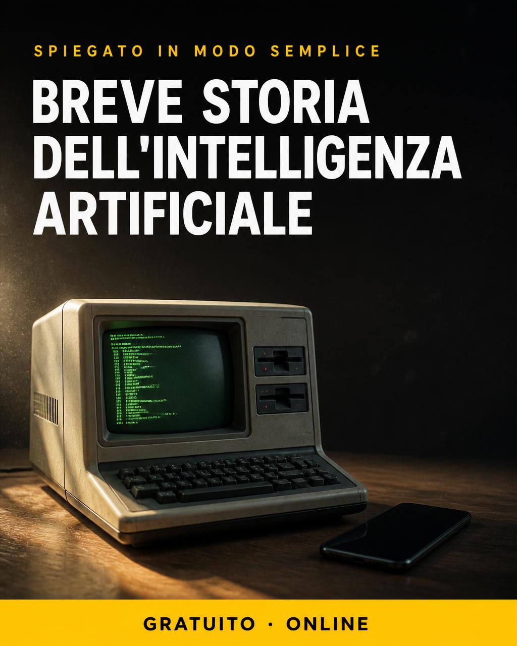 Locandina: Breve storia dell'IA: come ci siamo arrivati