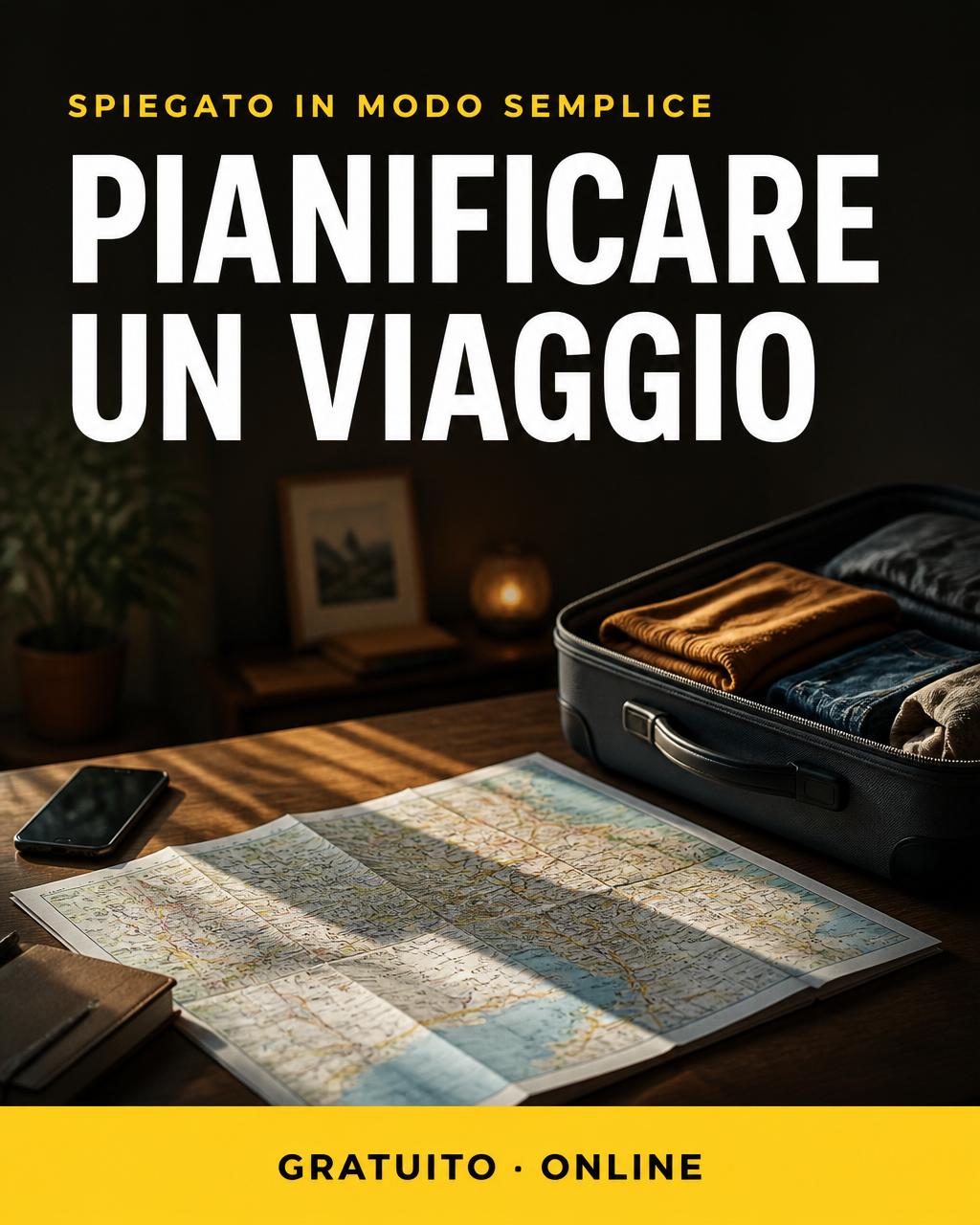 Locandina del corso: Pianificare un viaggio con l'IA